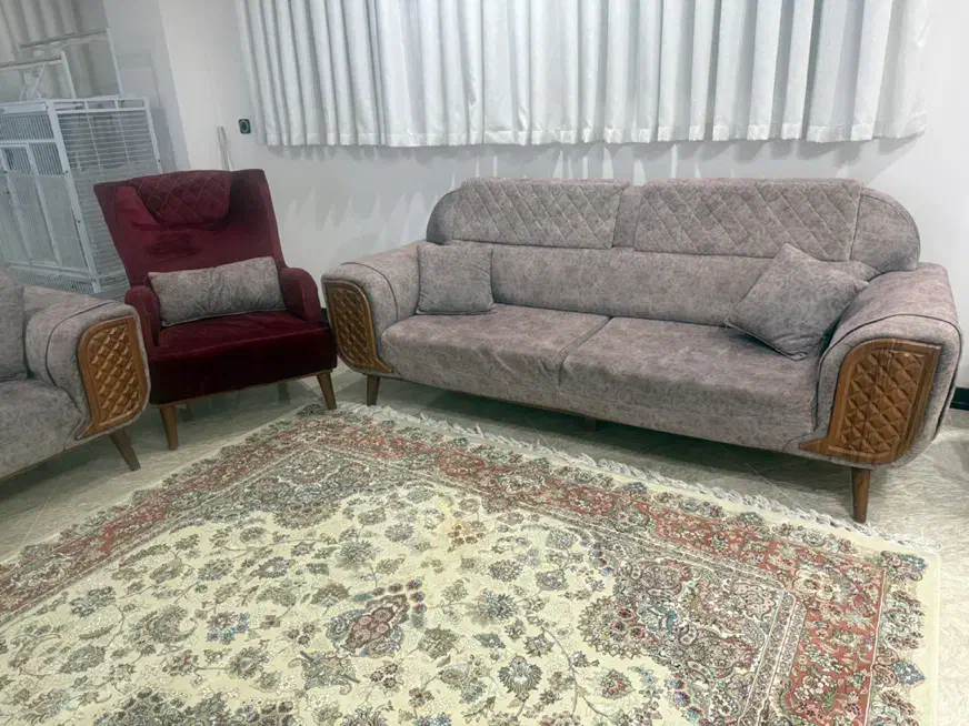 مبل راحتی هشت نفره|مبلمان خانگی و میز عسلی|یزد, |دیوار