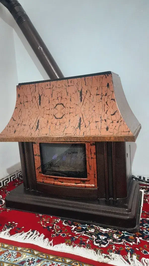 بخاری طرح شومینه|بخاری، هیتر، شومینه|ایلام, |دیوار