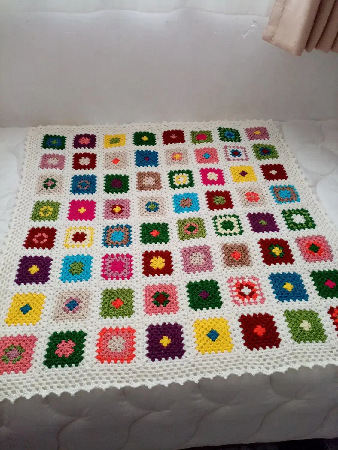 رومیزی بافتنی|پرده، رانر، رومیزی|ساری, |دیوار