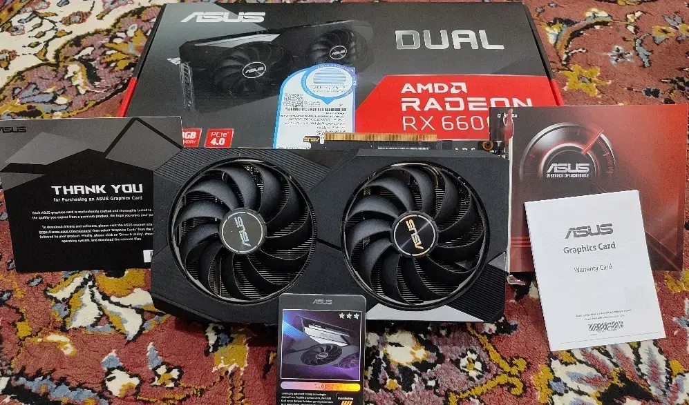 کارت گرافیک rx6600 8G ، پاور600وات کولرمستر|قطعات و لوازم جانبی رایانه|اهواز, شهدای انتظامی|دیوار