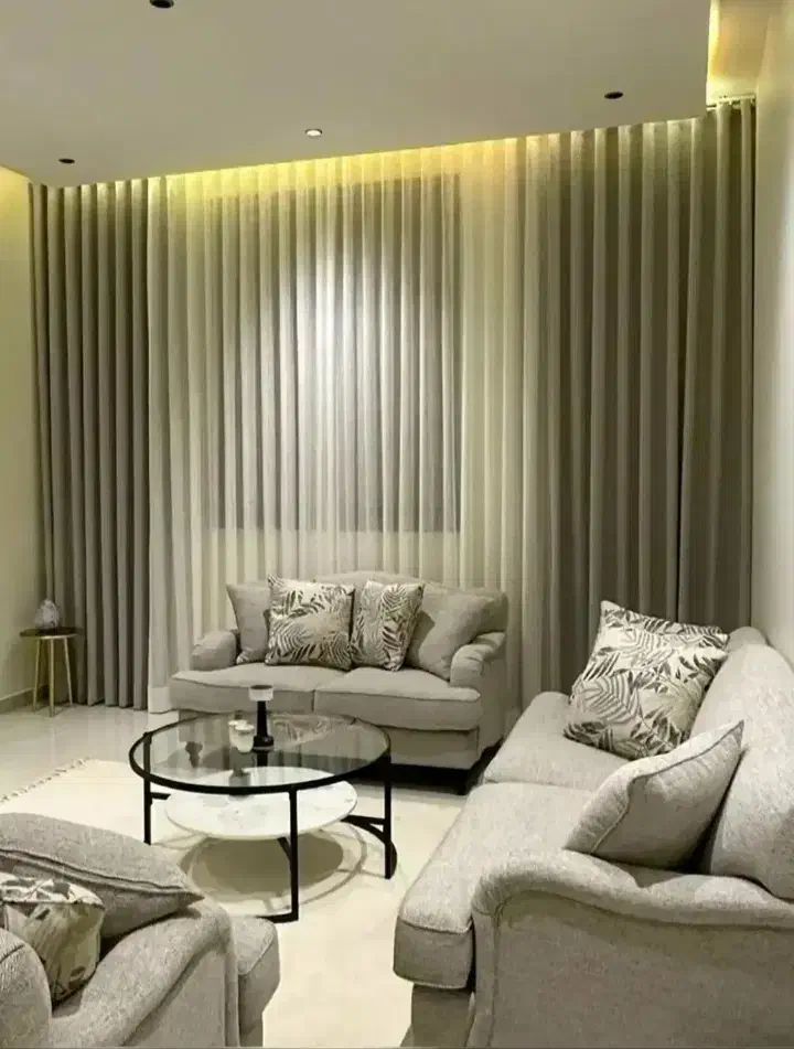 فروش ونصب انواع پرده آماده پانچ مینیمال زبرا پلیسه|پرده، رانر، رومیزی|اهواز, کیان اباد|دیوار