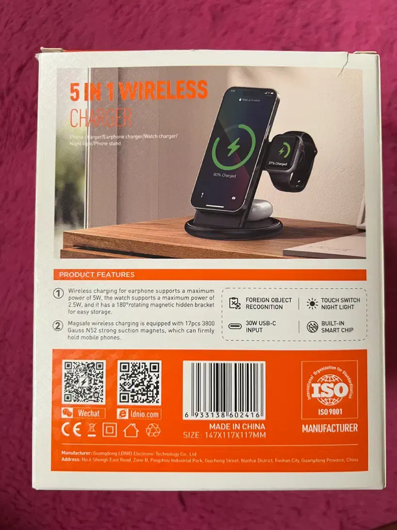 شارژر بی سیم الدینیو مدل WL02|لوازم جانبی موبایل و تبلت|تهران, تهرانپارس جنوبی|دیوار