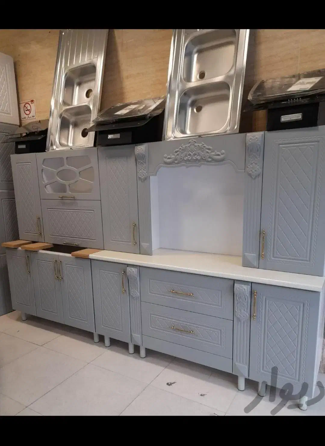 کابینت آشپزخانه رنگ وطرح گوناگون کد648475|مصالح و تجهیزات ساختمان|رشت, جانبازان|دیوار