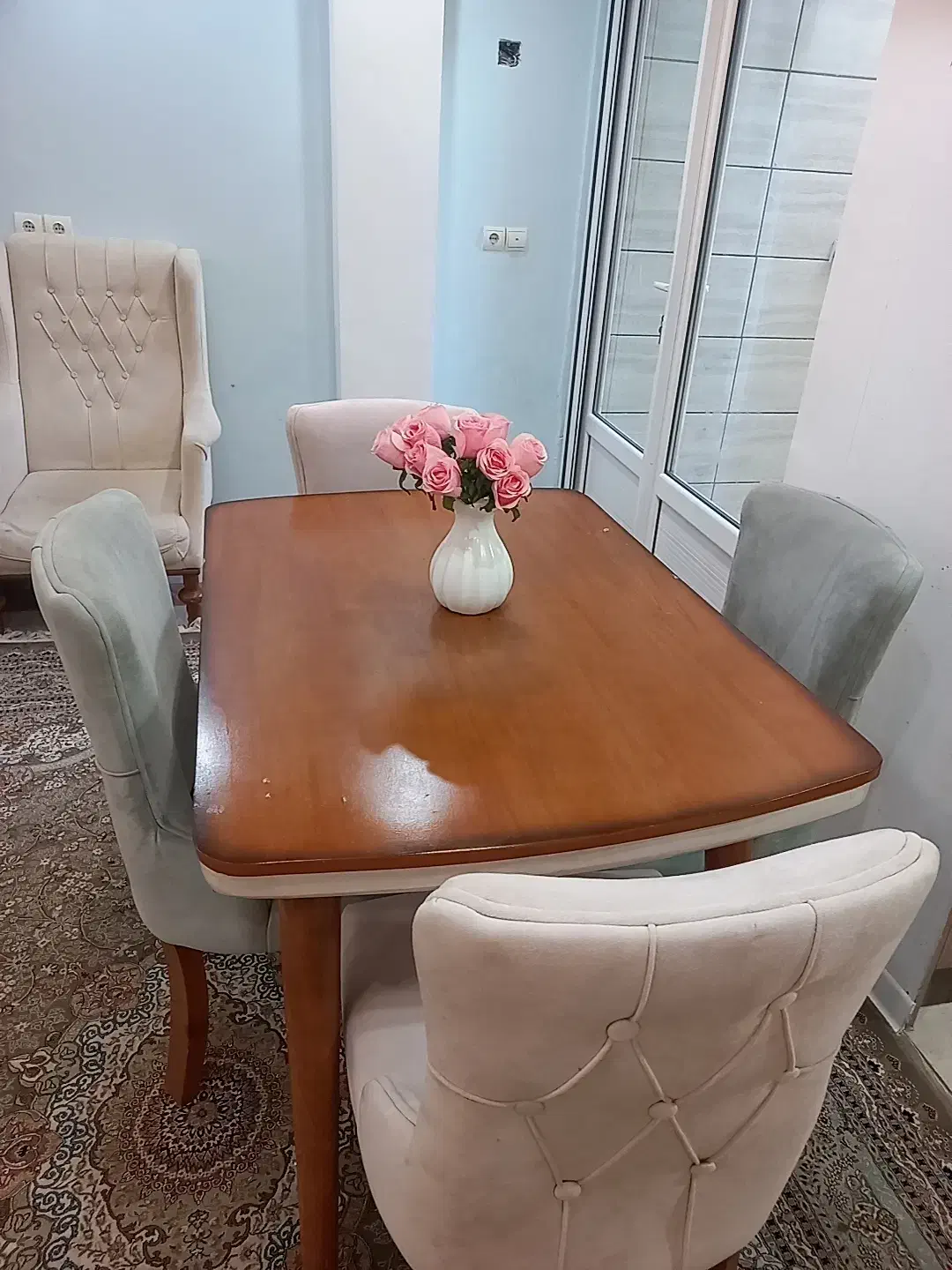 ناهار خوری ۴نفره|میز و صندلی غذاخوری|اهواز, زیتون کارمندی|دیوار