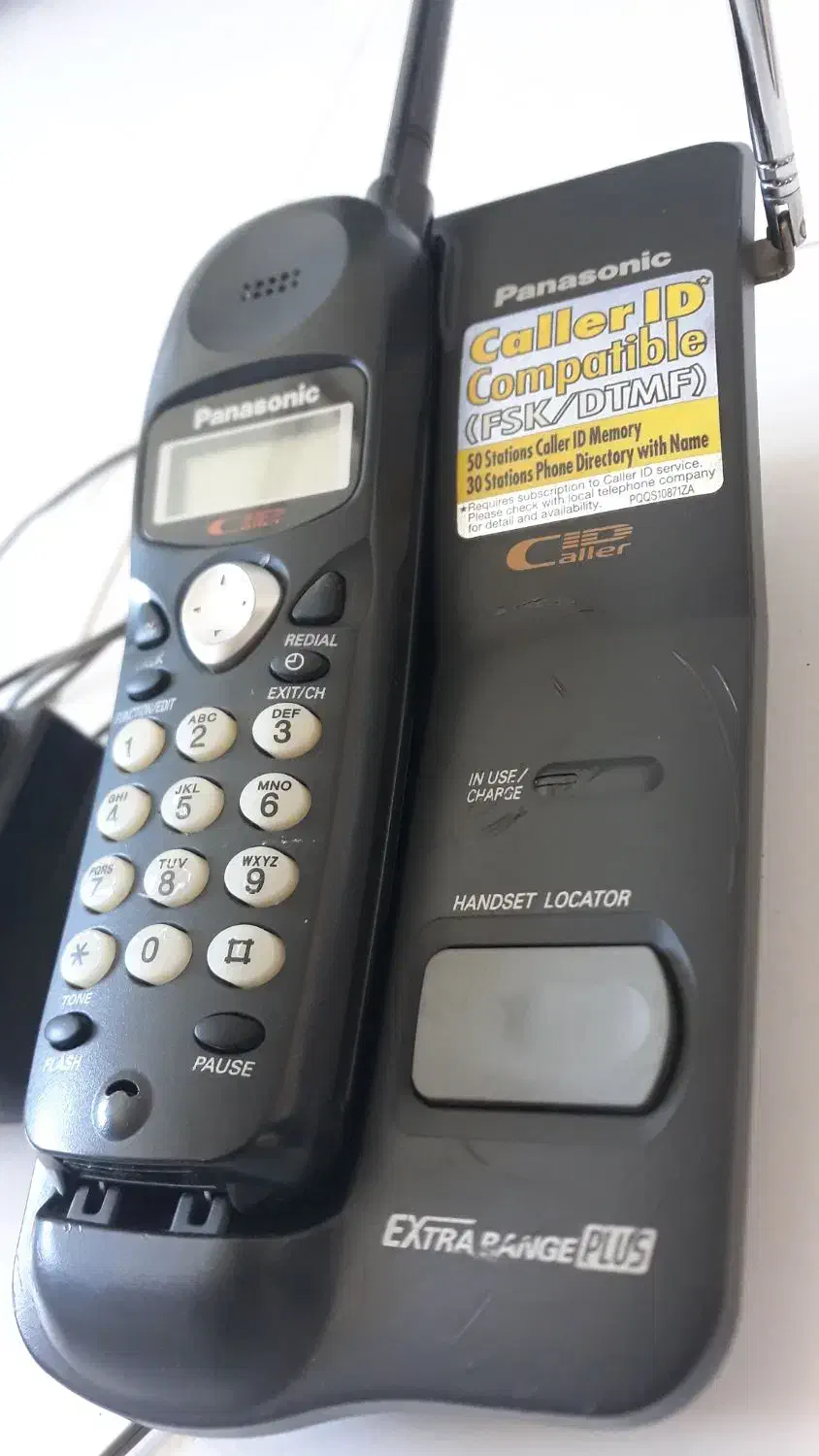 تلفن بیسیم پاناسونیک  MADE IN MALAYSIYA|تلفن رومیزی|خلخال, |دیوار