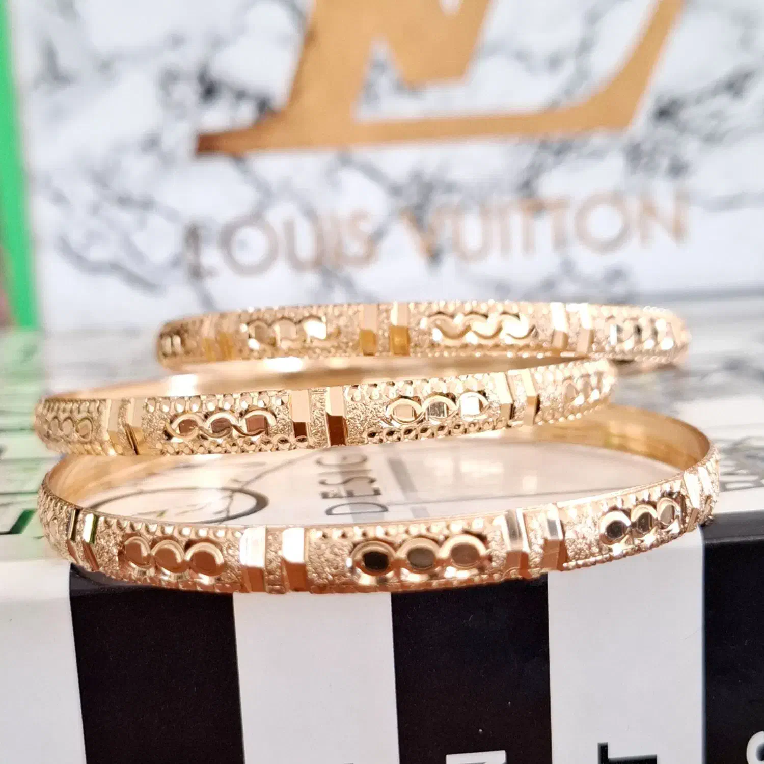 النگو طلا روس 100٪ مشابه طلا سایز 5|بدلیجات|کهریزک, |دیوار