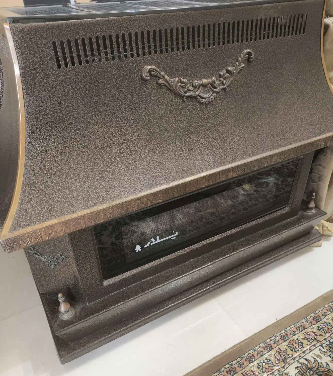 بخاری گازی شومینه پلار|بخاری، هیتر، شومینه|تربت‌حیدریه, کاشانی|دیوار