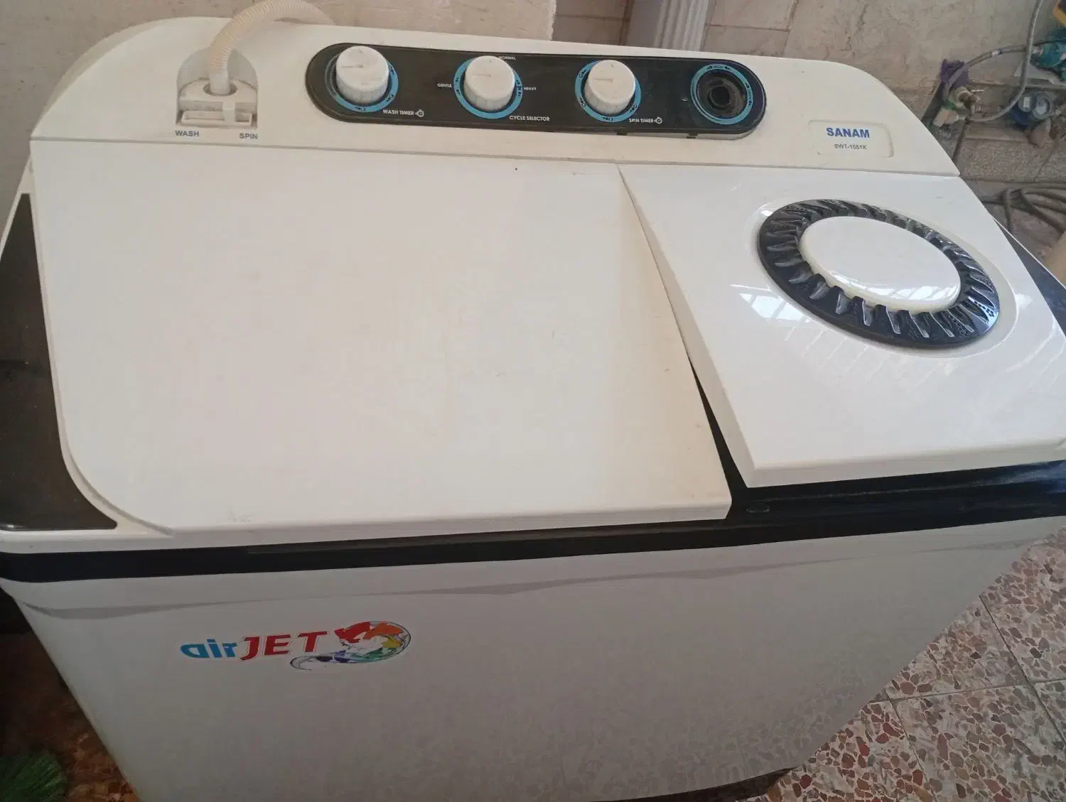 ماشین لباسشویی صنام|ماشین لباسشویی و خشک‌کن لباس|اندیمشک, |دیوار