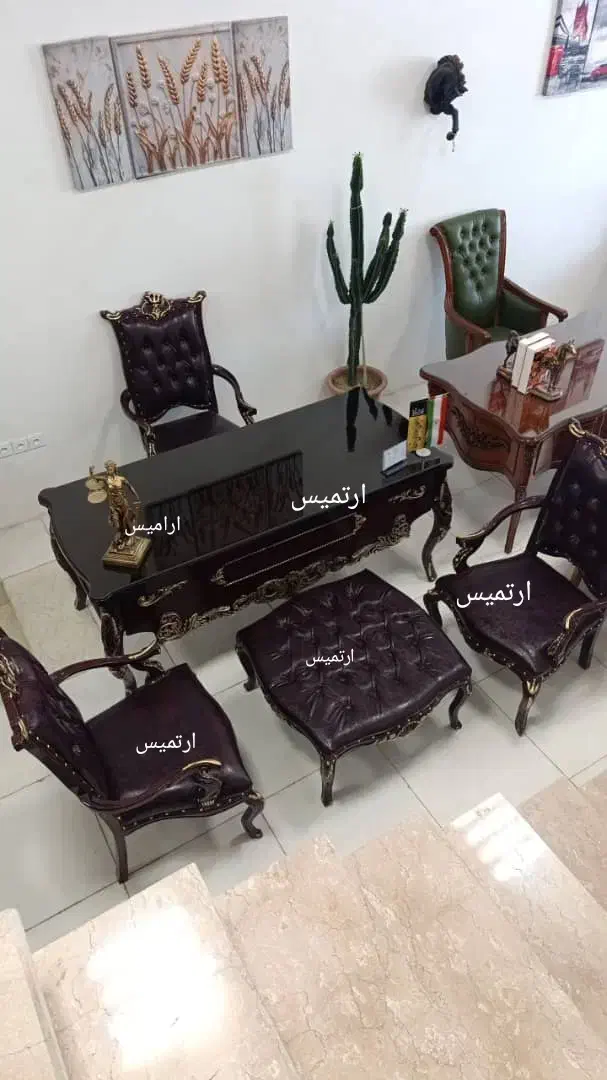 مبلمان اداری میزمدیریت مدل کلاسیک اقساطی|مبلمان اداری|چهاردانگه (تهران), |دیوار