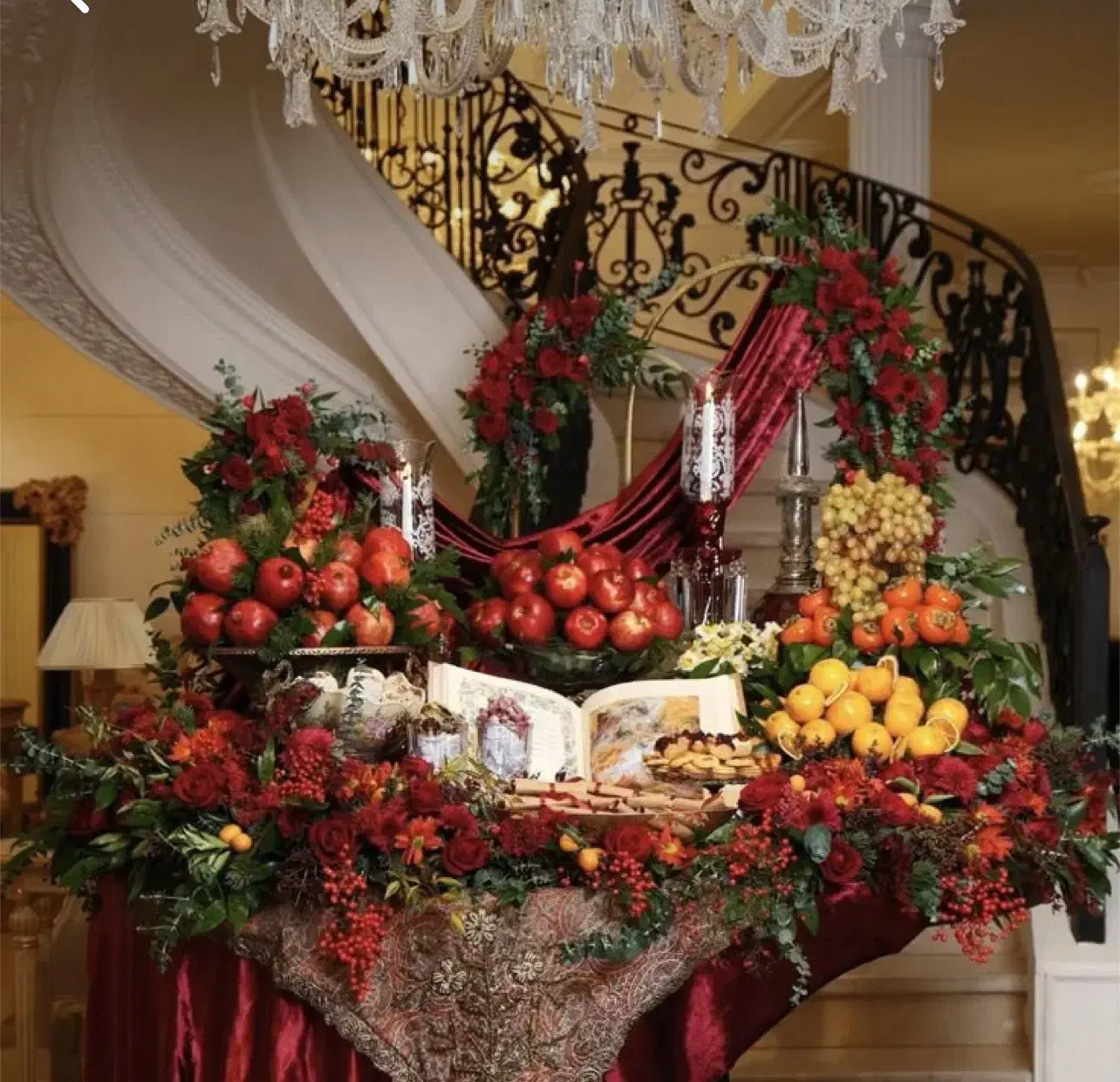 میوه آرایی،گلارایی،دکور یلدا|خدمات پذیرایی، مراسم|یزد, |دیوار