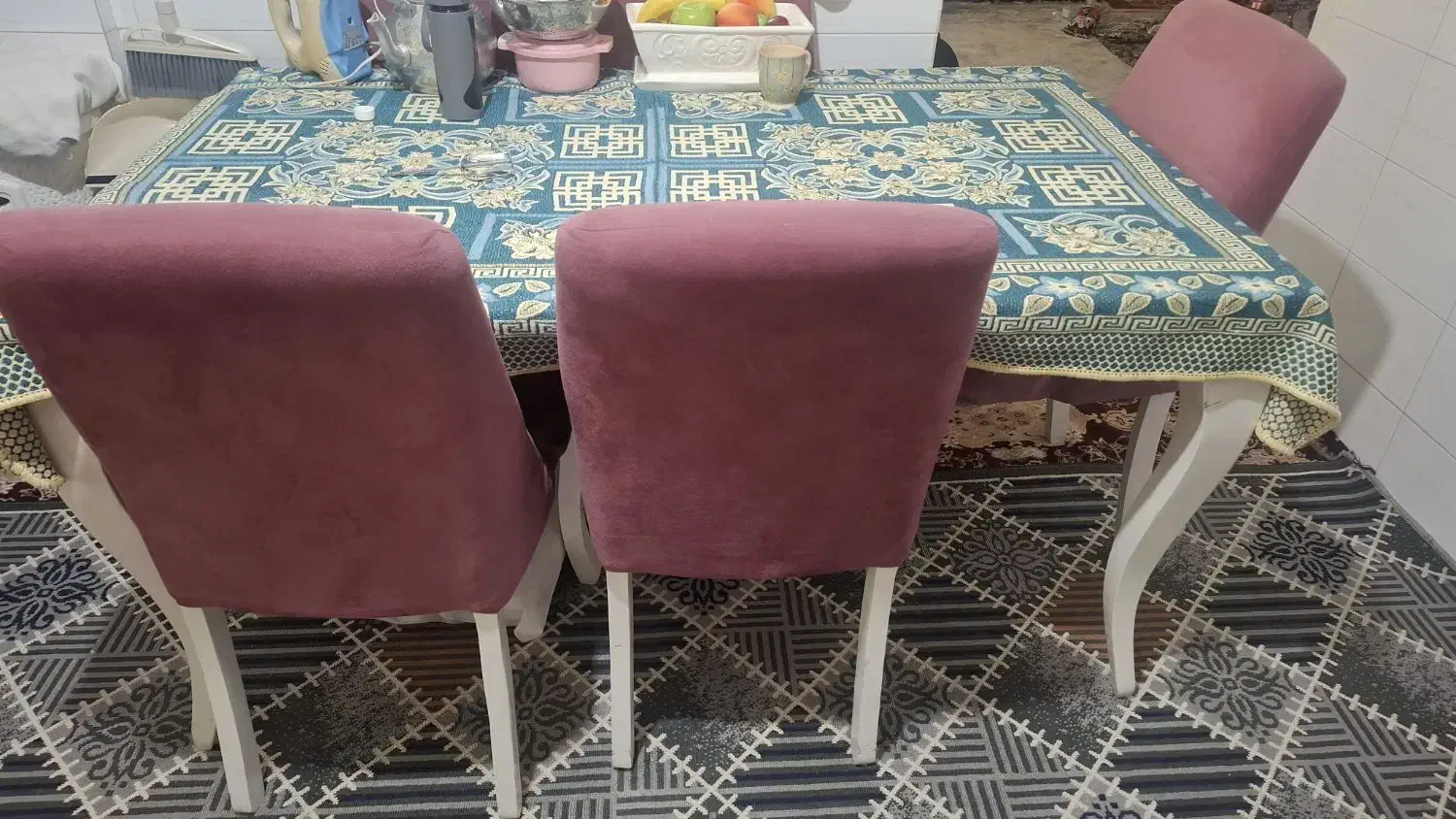 میز ناهار خوری 6 نفره و وسایل برقی|میز و صندلی غذاخوری|بجنورد, |دیوار