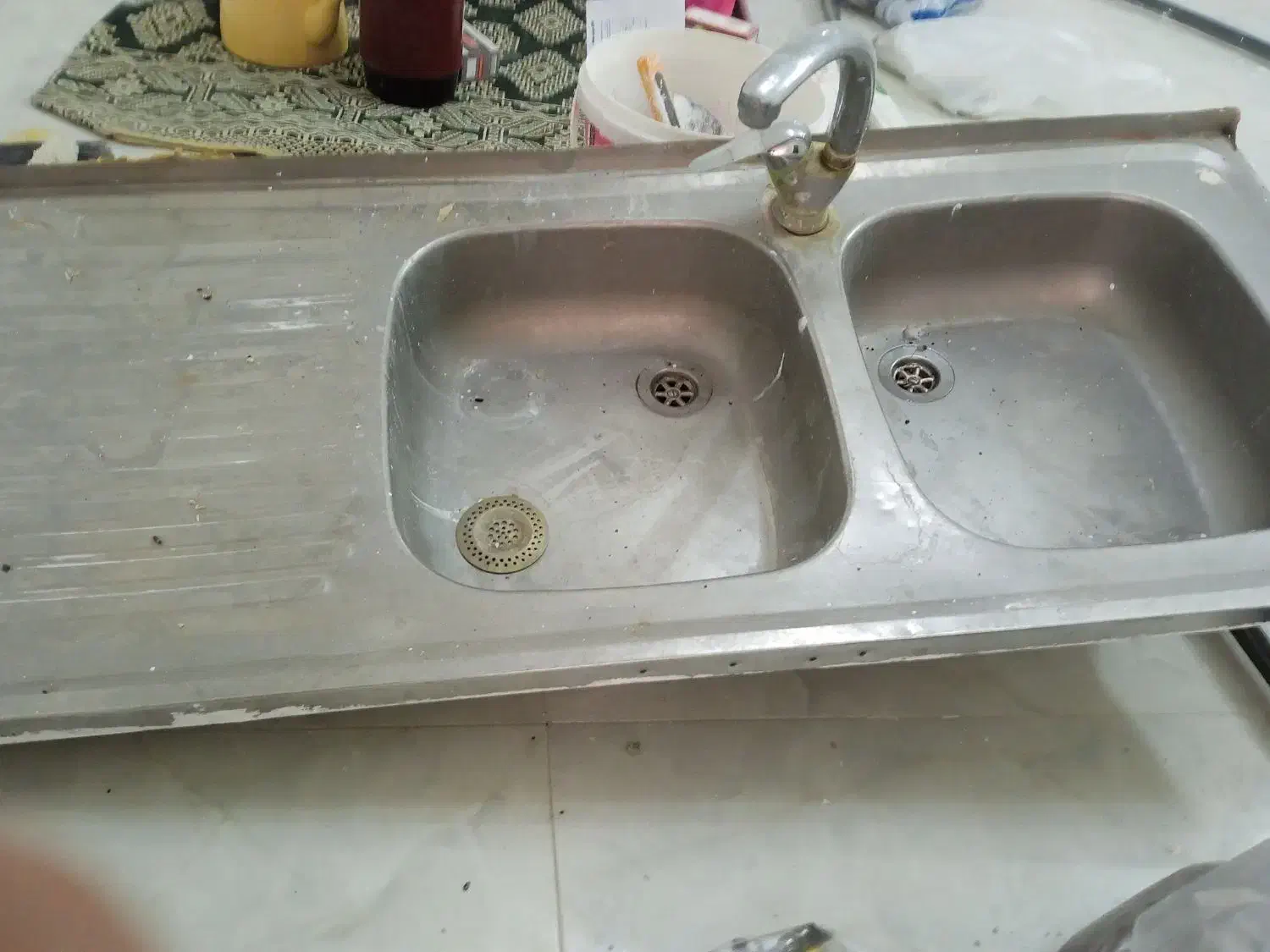 سینک دوقلو باشیر|لوازم سرویس بهداشتی|مشهد, کشف|دیوار