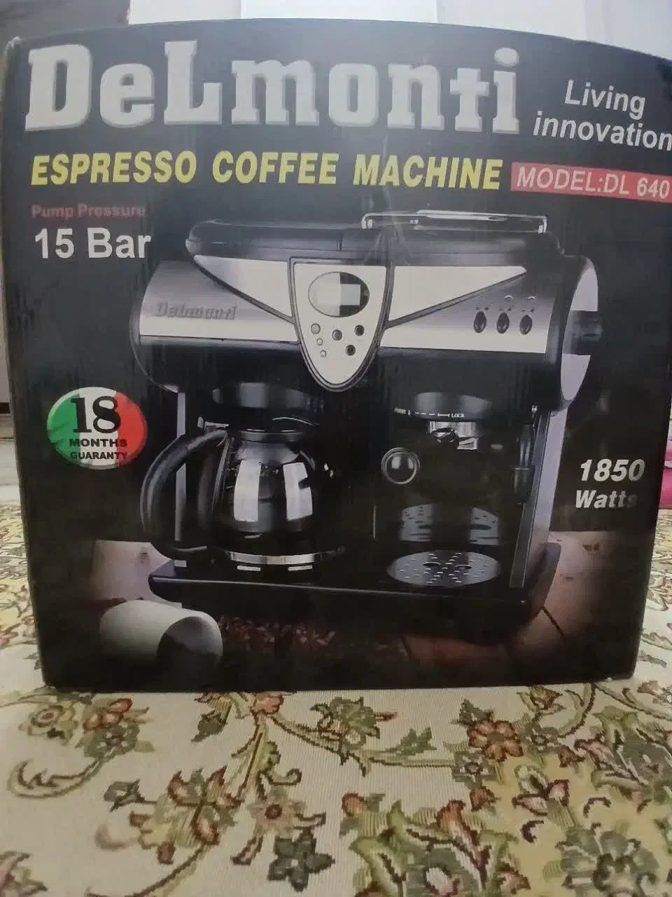 قهوه ساز اسپرسو دلمونتی|سماور، چایساز، قهوهساز|اصفهان, باب الدشت|دیوار