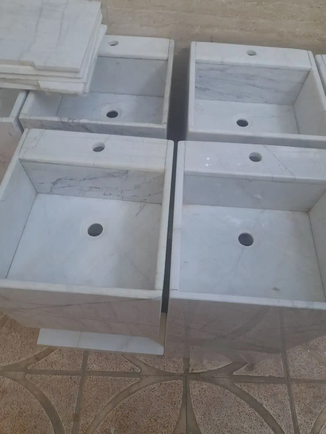 روشویی سنگی ۴۰در۴۰|لوازم سرویس بهداشتی|ورامین, شهرک مدرس|دیوار