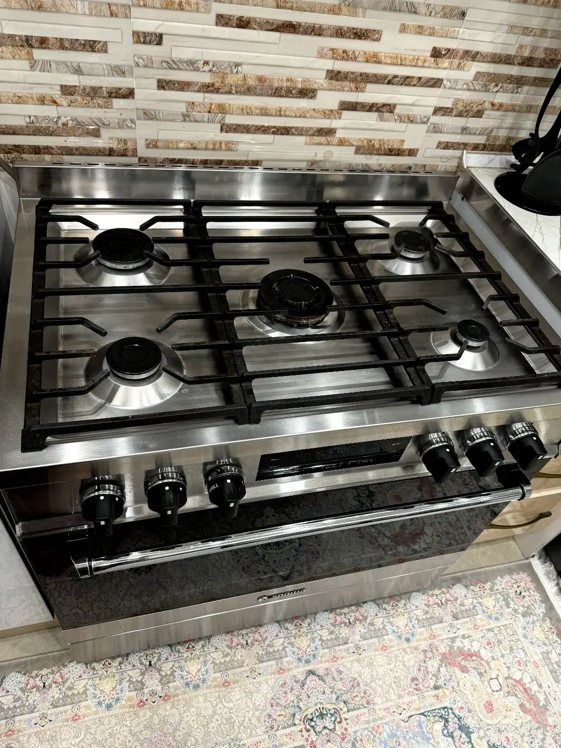 اجاق گاز ۵ شعله اسنوا مدل شف SGC5-7111|اجاق گاز و لوازم برقی پخت‌وپز|تهران, دولاب|دیوار
