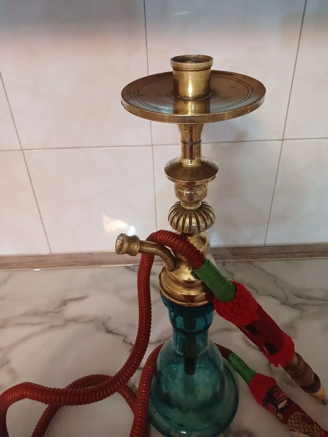 قلیان قدیمی|صنایع دستی و سایر لوازم تزئینی|مرند, |دیوار
