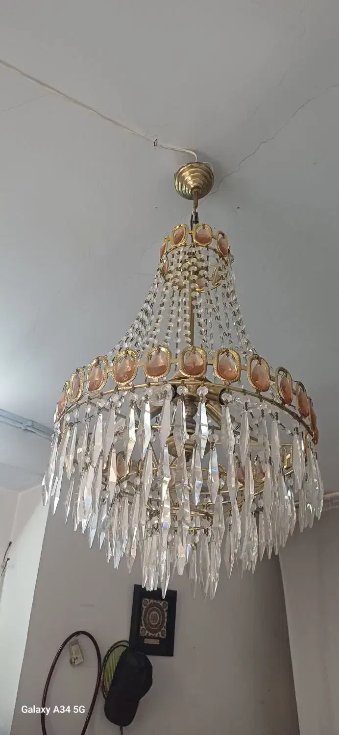 ۴ عدد لوستر جنس ترک|لوستر و چراغ آویز|اراک, |دیوار