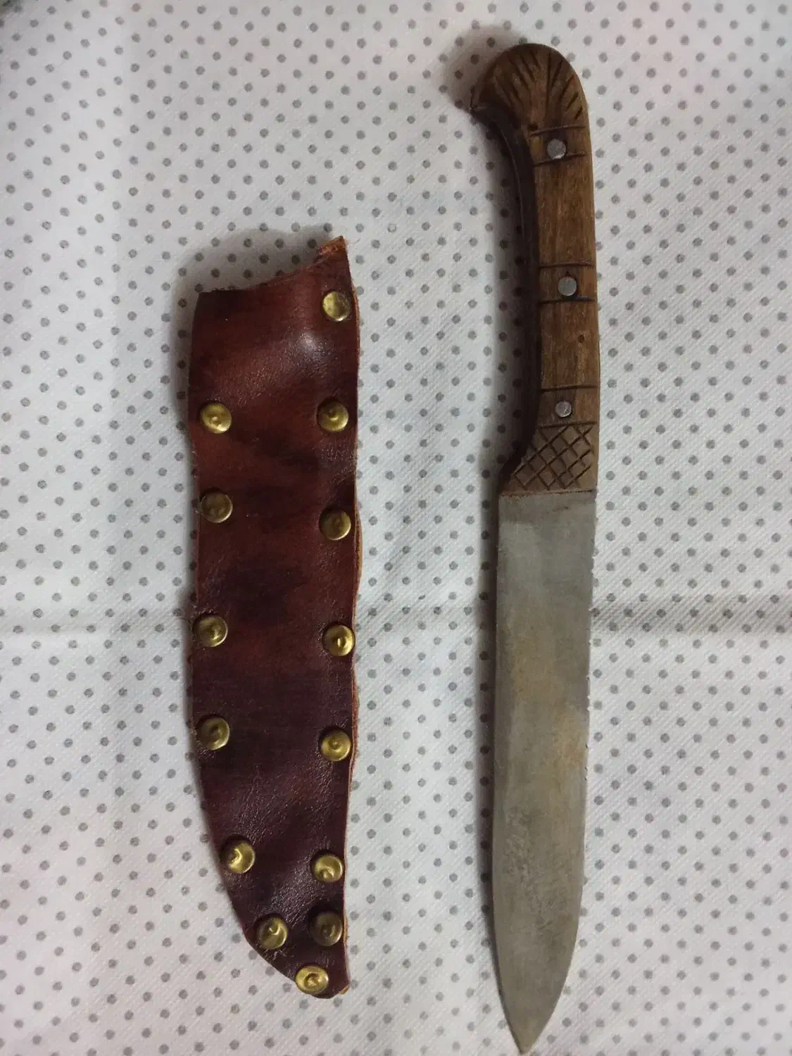 چاقو حیدری قدیمی|کلکسیون اشیاء عتیقه|ورامین, ورامین|دیوار