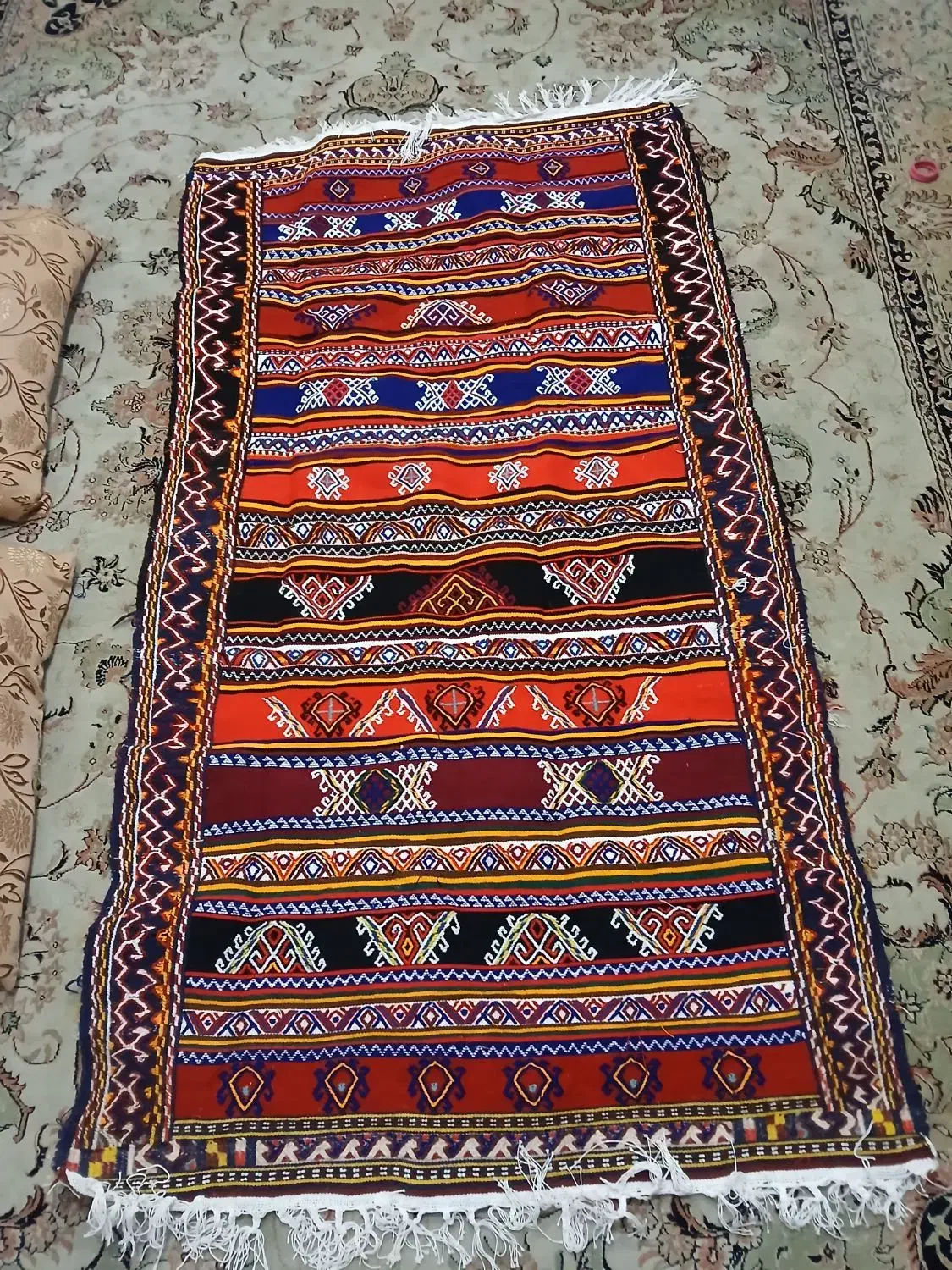 گلیم دستبافت|گلیم، جاجیم، گبه|مشهد, نظام دوست|دیوار