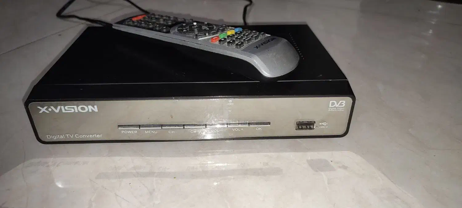 گیرنده دیجیتال ستاپ باکس ایکس ویژن|پخش‌کننده DVD و ویدیو|تهران, منیریه|دیوار