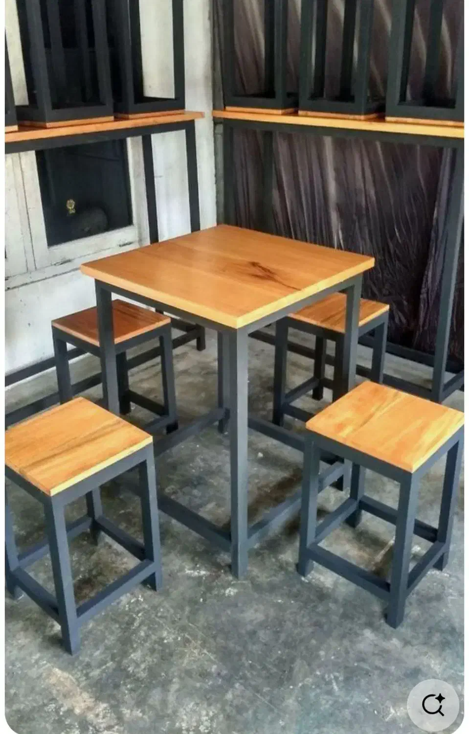 تولید میز و صندلی چهارنفره مناسب کافه و منزل|کافیشاپ و رستوران|رشت, سعدی (تختی)|دیوار