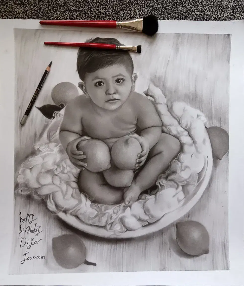 طراحی چهره|تابلو، نقاشی، عکس|چهاردانگه (تهران), |دیوار