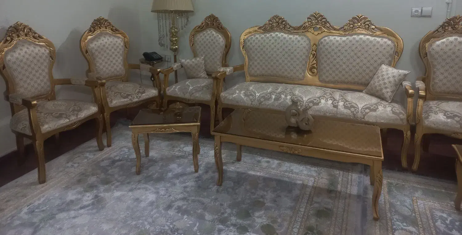 مبل استیل سلطنتی|مبلمان خانگی و میز عسلی|پاکدشت, پاکدشت (مامازند)|دیوار