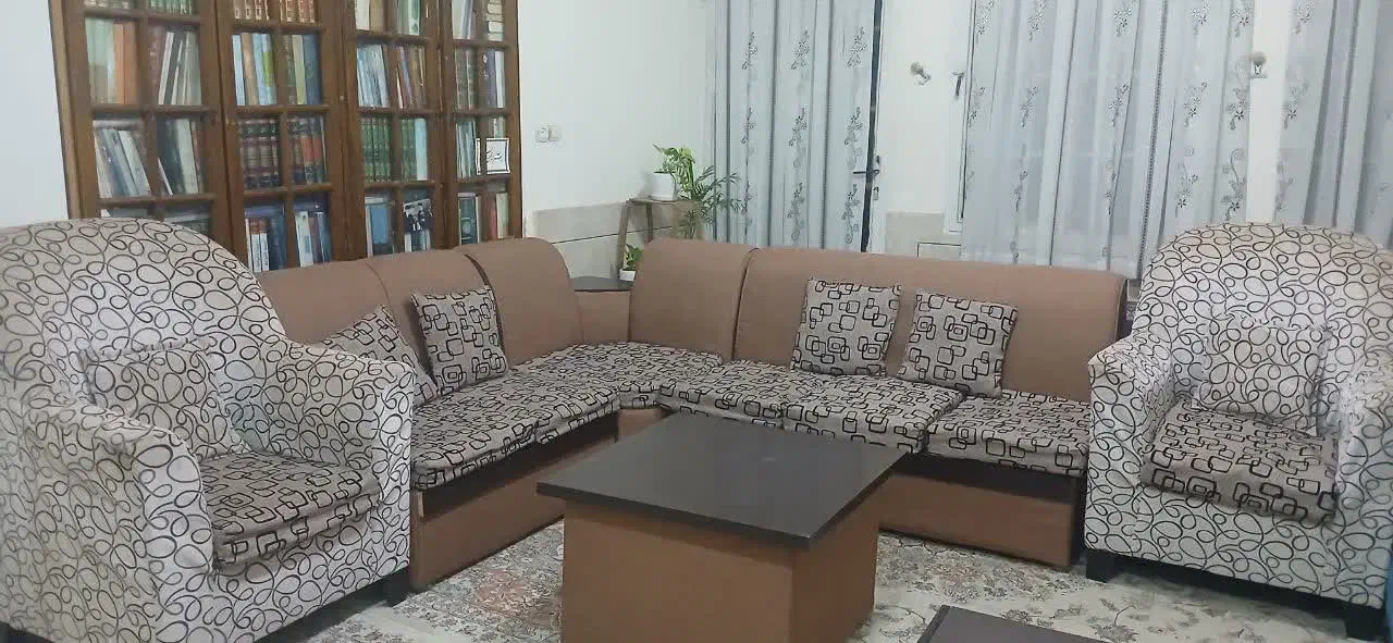 مبل۷ نفر ال|مبلمان خانگی و میز عسلی|قم, انسجام|دیوار