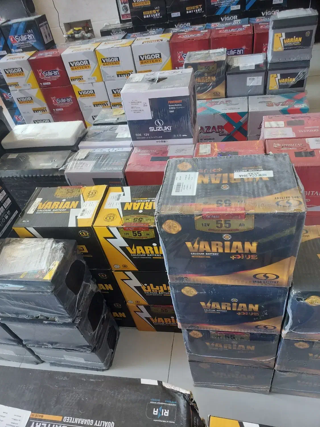 پیک اماداد انواع باطری ماشین  در استان قم|قطعات یدکی و لوازم جانبی|قم, باغ شازده|دیوار