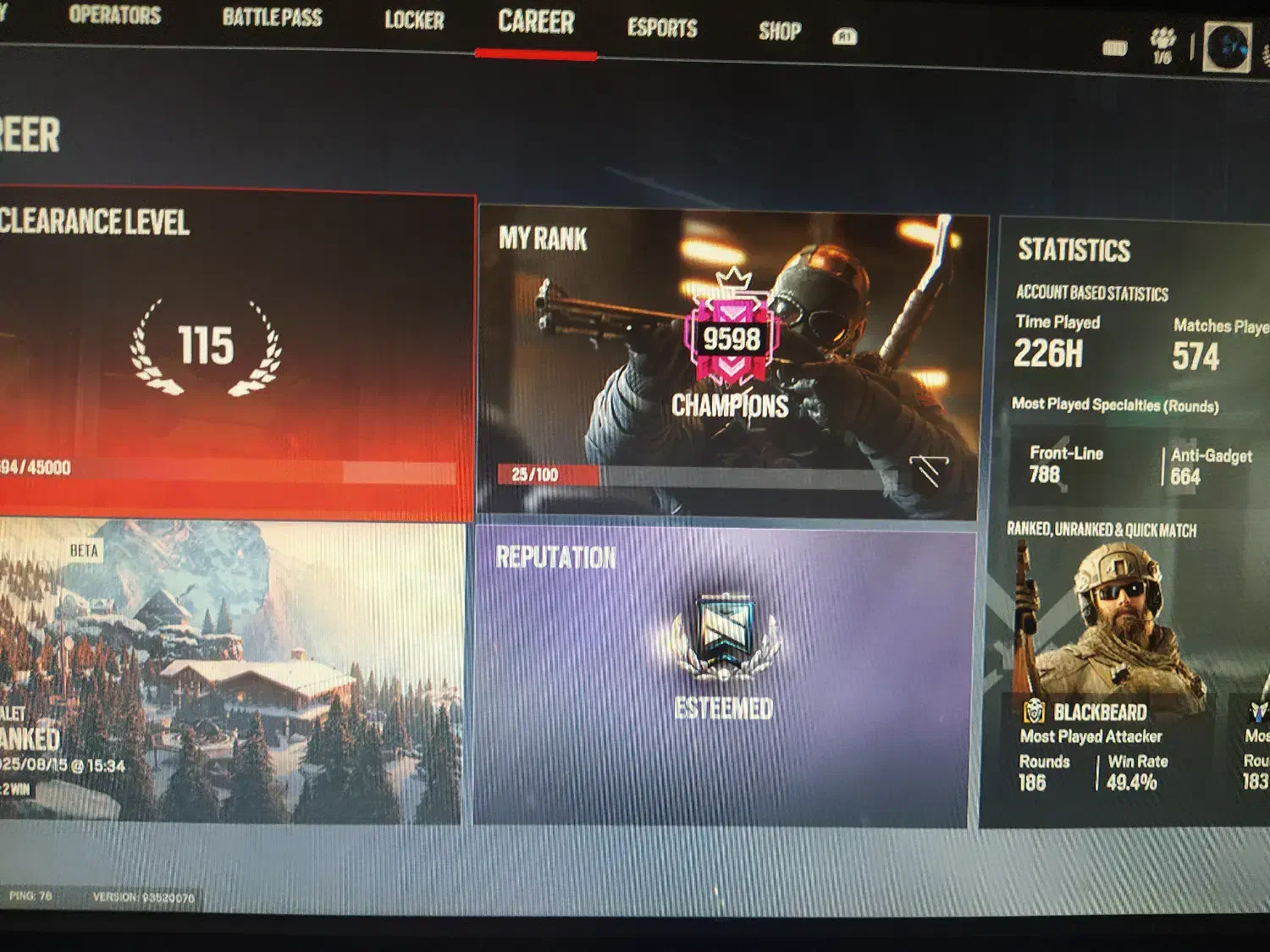 رنک آپ اکانت رینبو سیکس|کنسول، بازی ویدئویی و آنلاین|تهران, یوسفآباد|دیوار