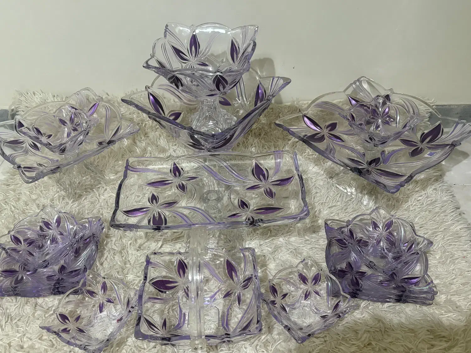 ظروف پذیرایی کریستال ژاپنی اصل|ظروف سرو و پذیرایی|تهران, چیتگر شمالی|دیوار