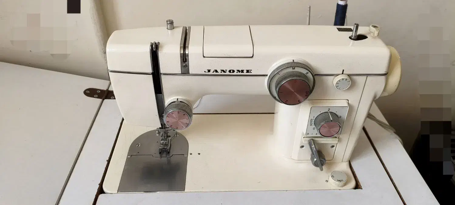 چرخ ژانومه802|چرخ خیاطی و ریسندگی|فلاورجان, |دیوار