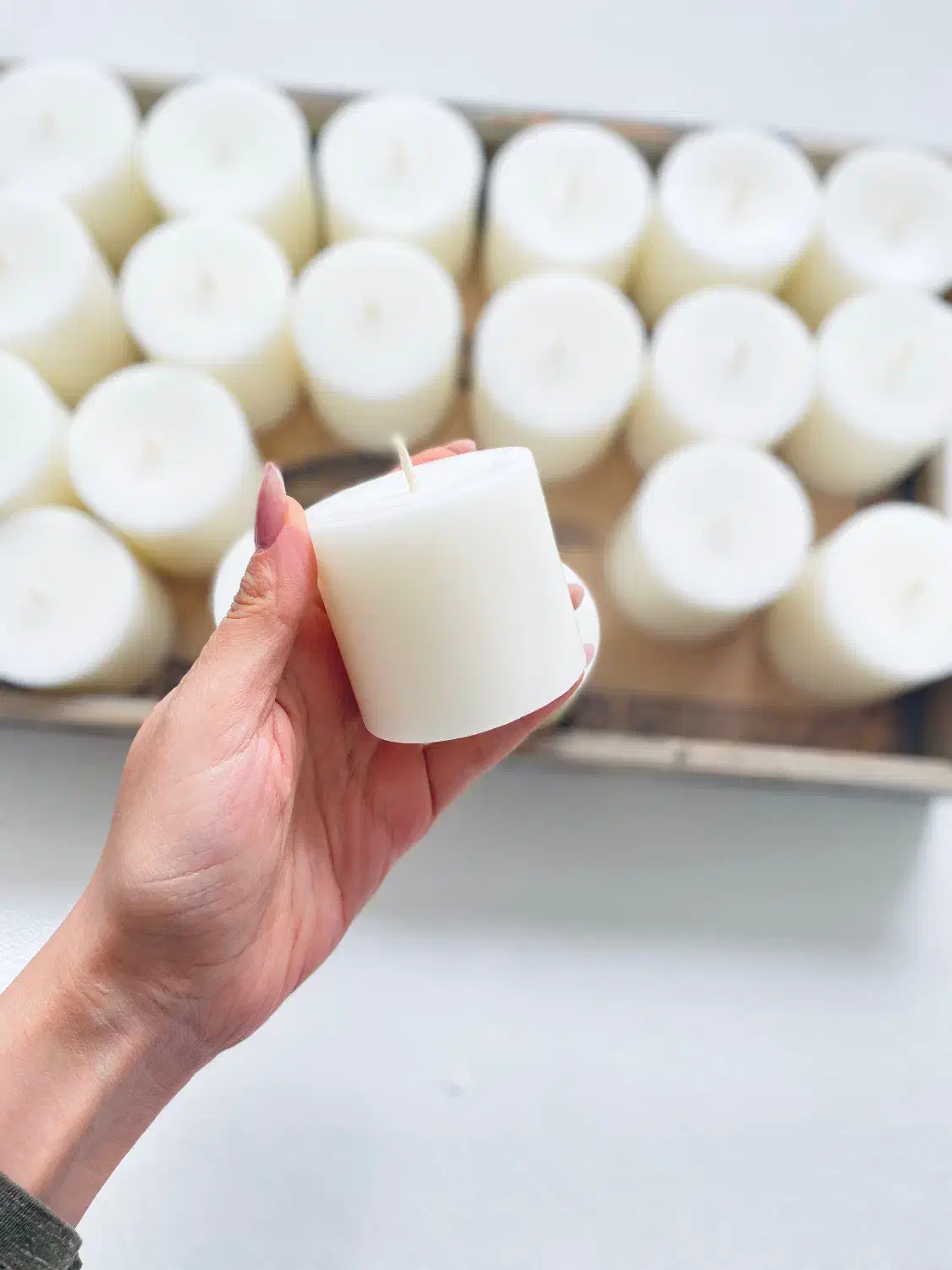 شمع استوانه ۵ سانت|صنایع دستی و سایر لوازم تزئینی|کلاله, |دیوار