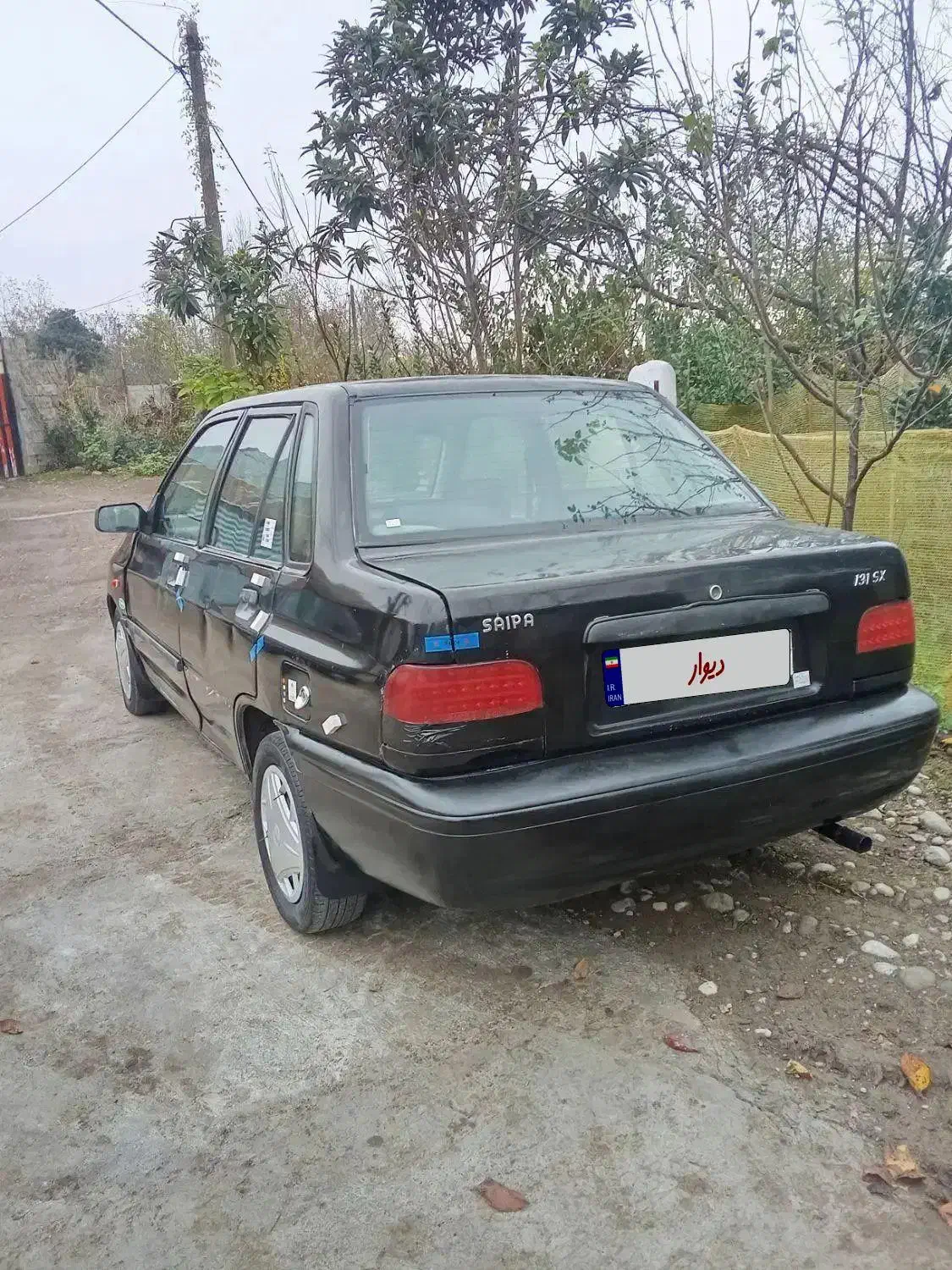 پراید مدل 84 شاسی سالم چهار لکه رنگ|خودرو سواری و وانت|رشت, بیجارپس|دیوار