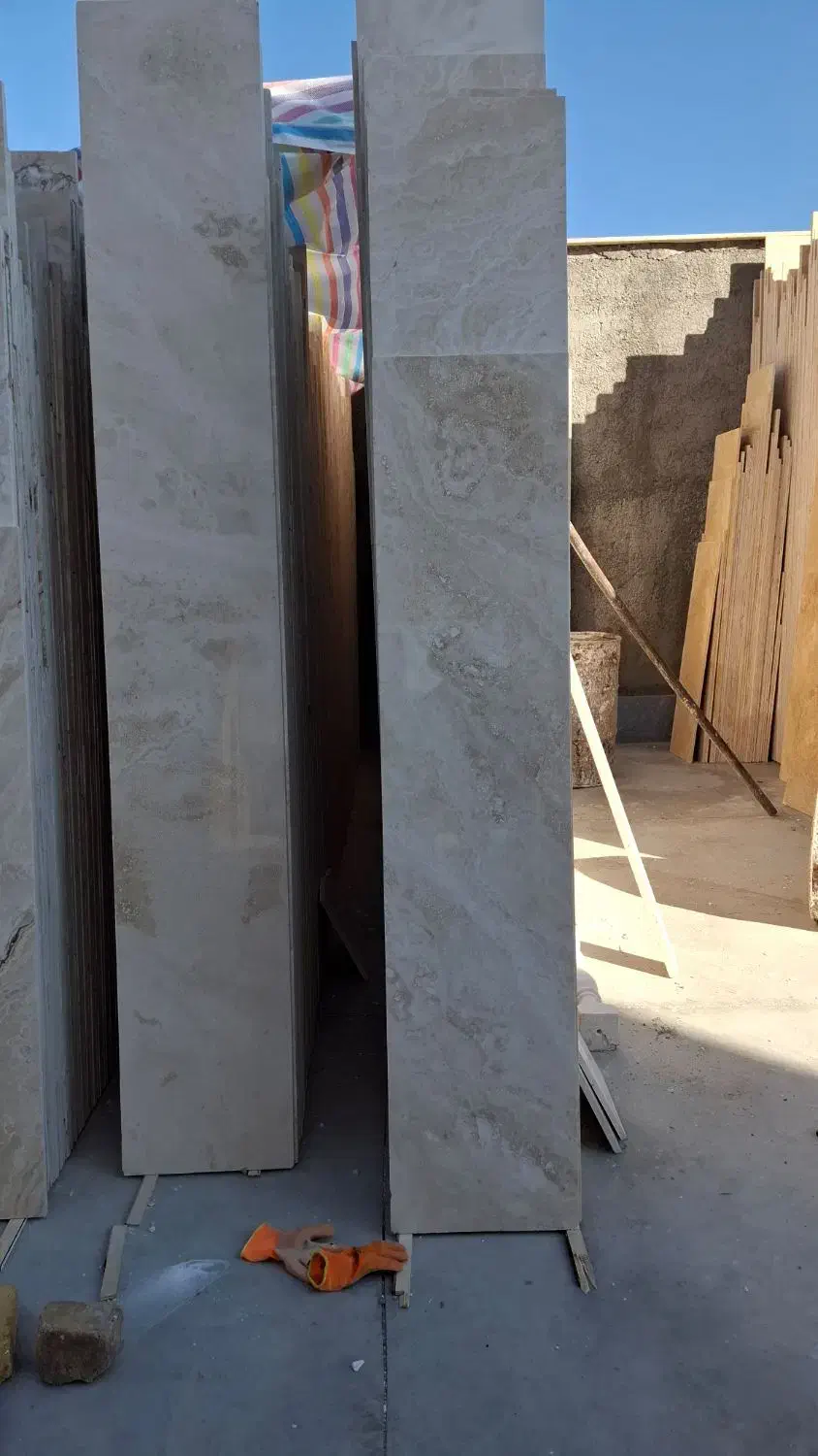فروش عمده سنگ تراورتن عباس آباد مستقیم از سنگبری|مصالح و تجهیزات ساختمان|زنجان, |دیوار