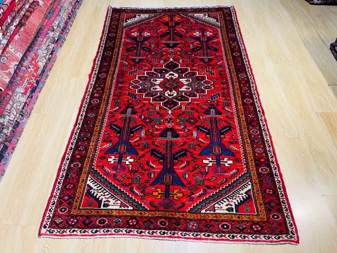 فرش میانه همدان تمام رنگ گیاهی|فرش|تهران, سلسبیل شمالی|دیوار