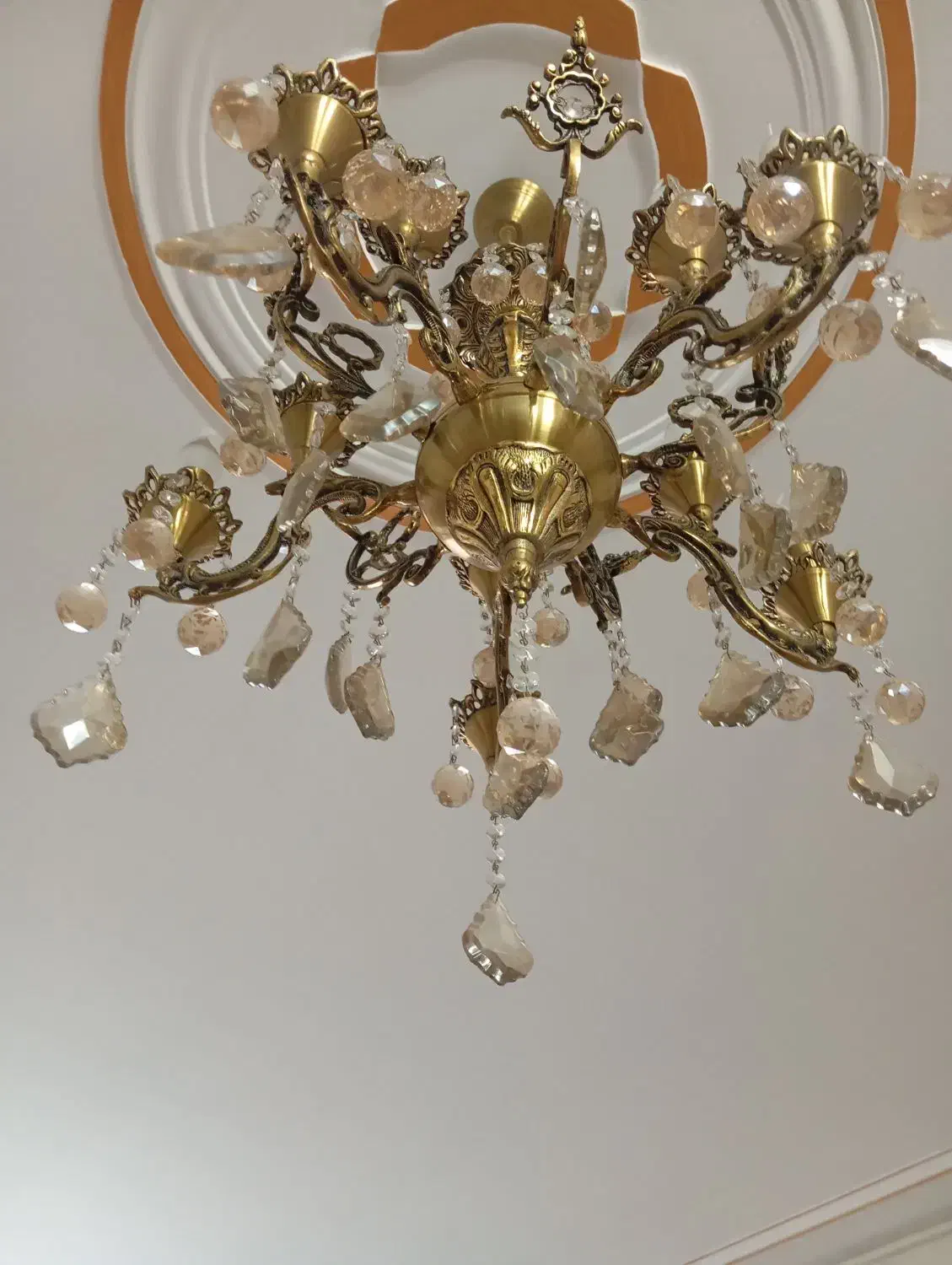 لوستر برنز|لوستر و چراغ آویز|اراک, |دیوار