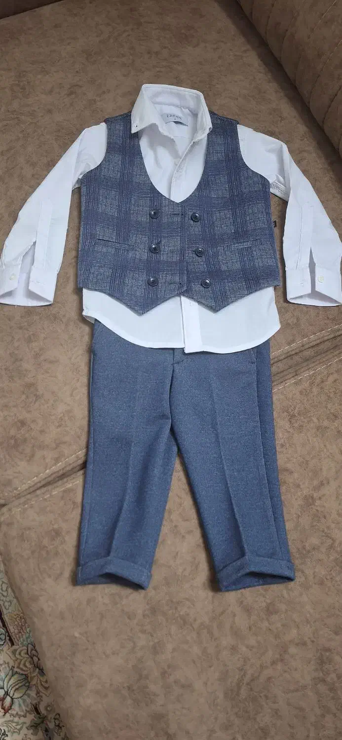 جلیقه و شلوار پسرانه|کفش و لباس بچه|مشهد, هنرور|دیوار