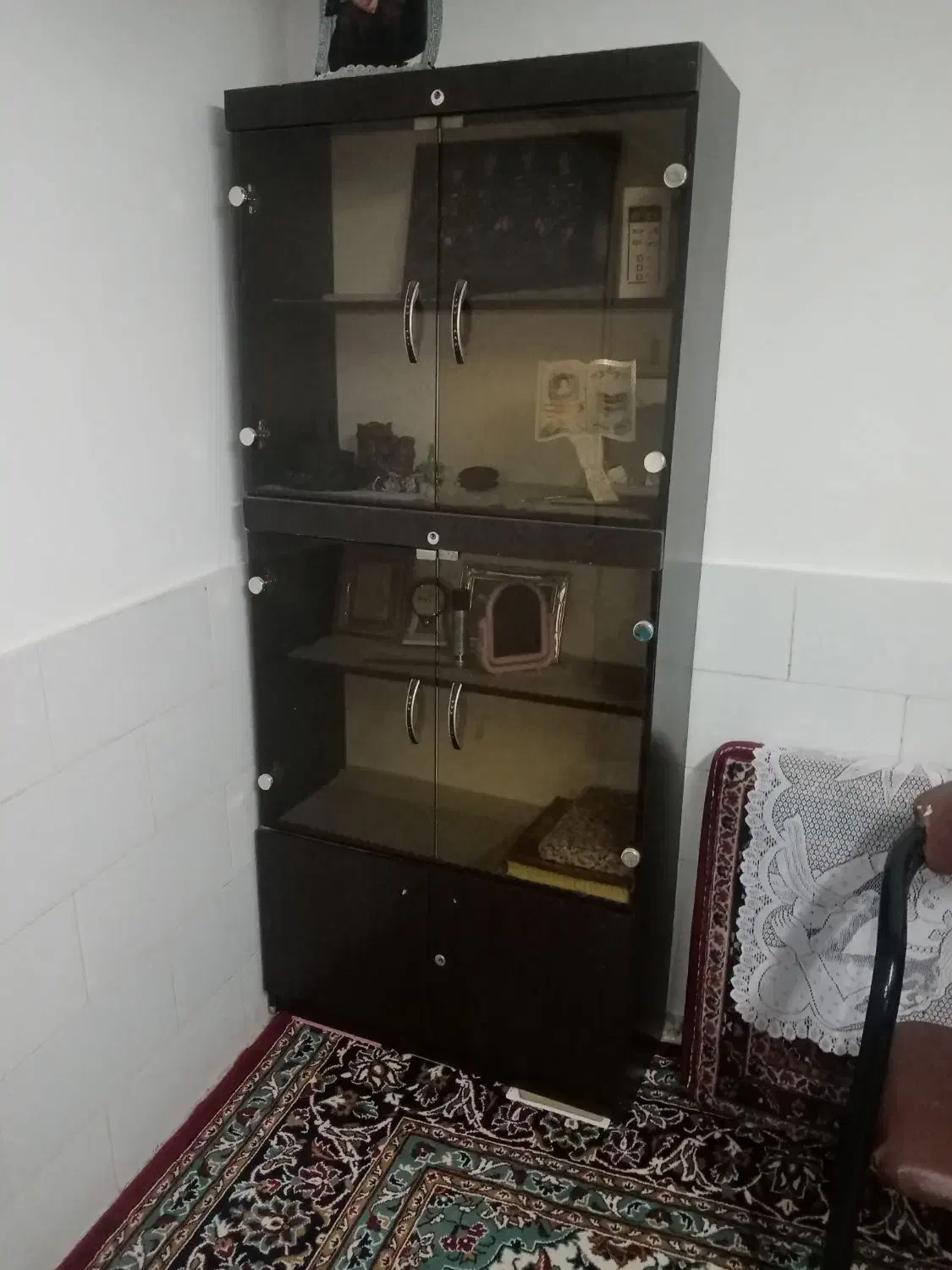 کمد کتاب|کتابخانه، شلف، قفسههای دیواری|گناباد, |دیوار