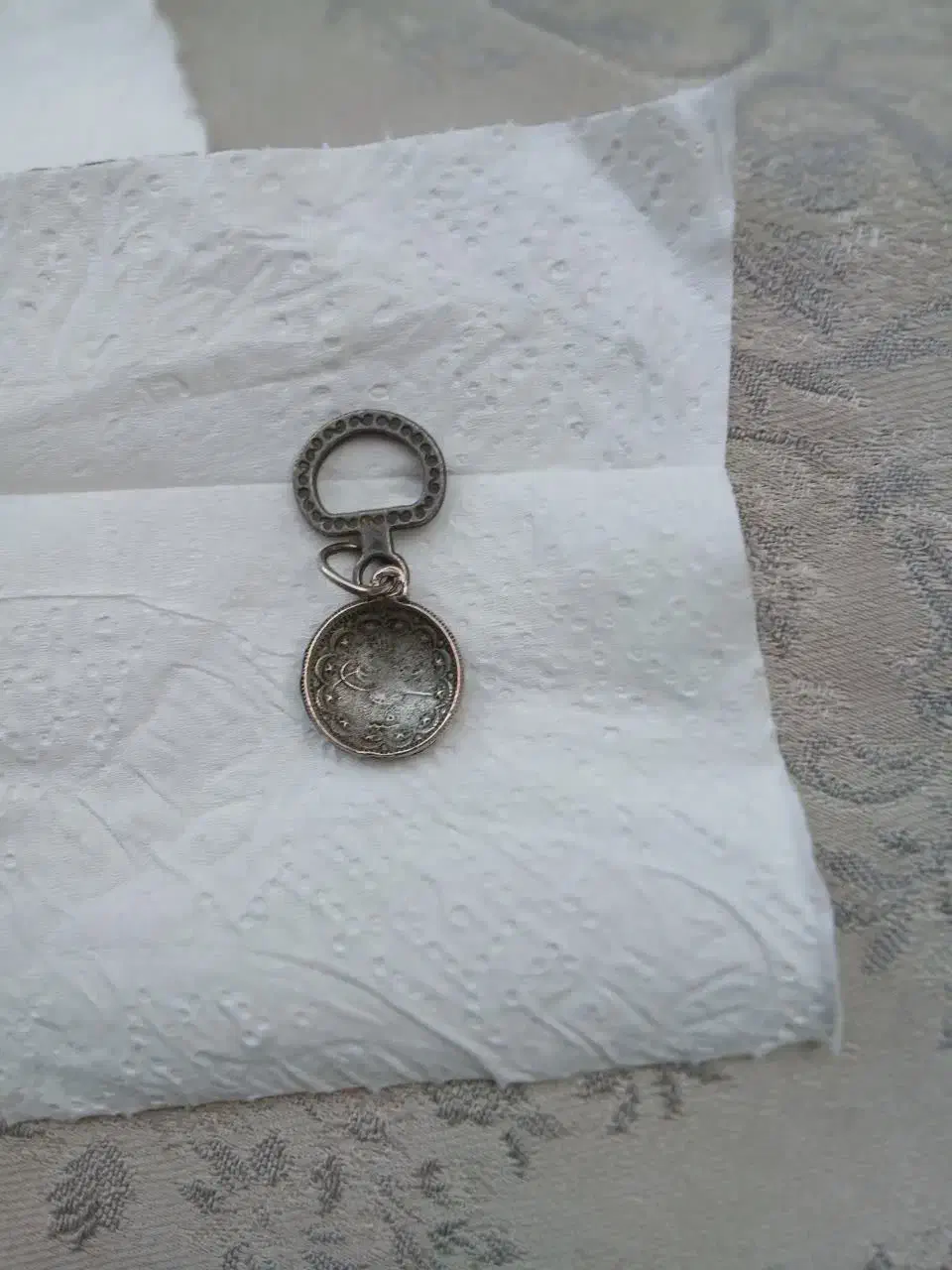 سکه یا گردن آویز قسطنطنیه عثمانی ۱۳۲۷ نقره اصل|کلکسیون اشیاء عتیقه|ماهدشت, |دیوار