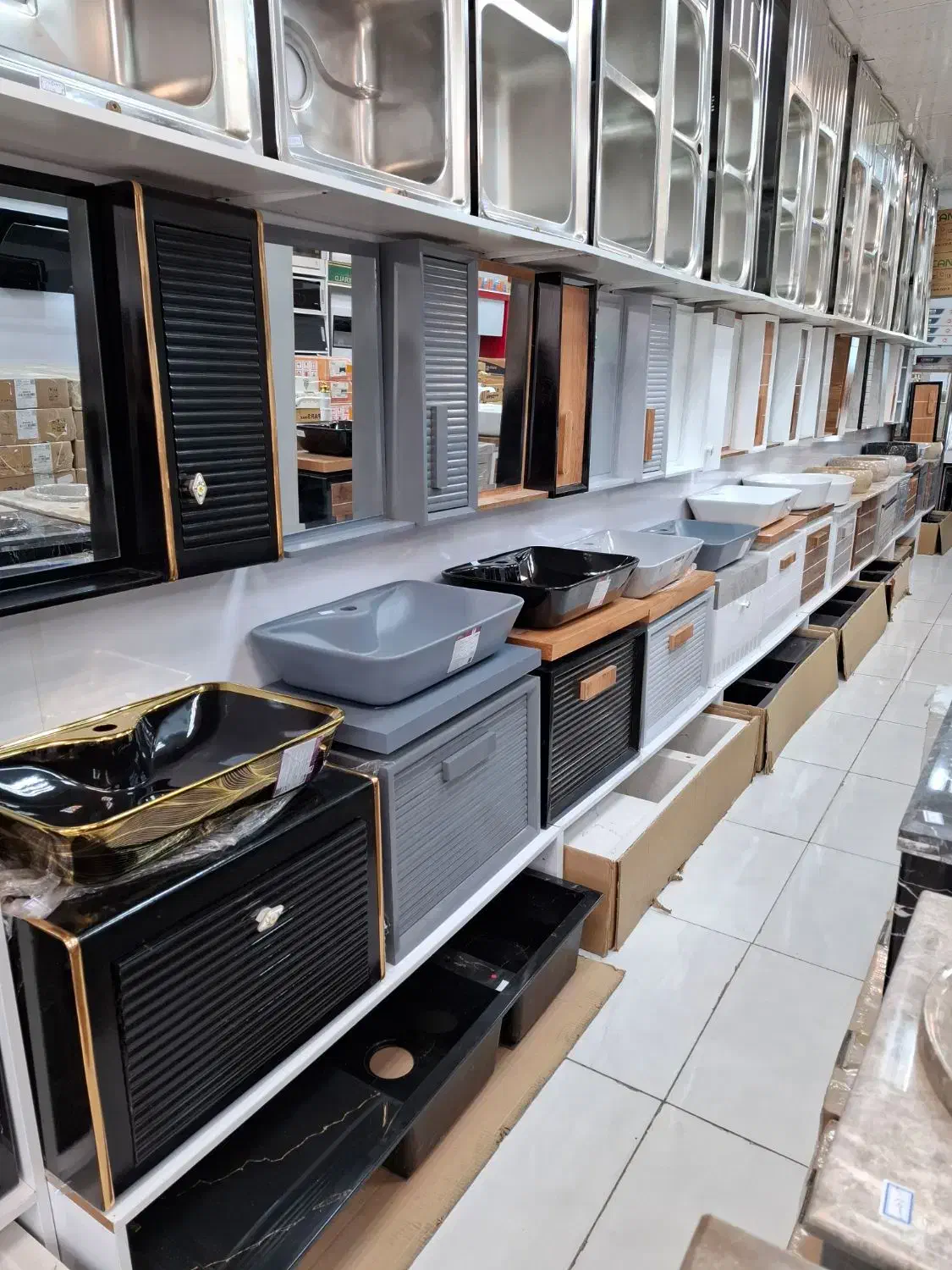 روشویی سنگی کابینتی  جدید|لوازم سرویس بهداشتی|قم, نیروگاه|دیوار