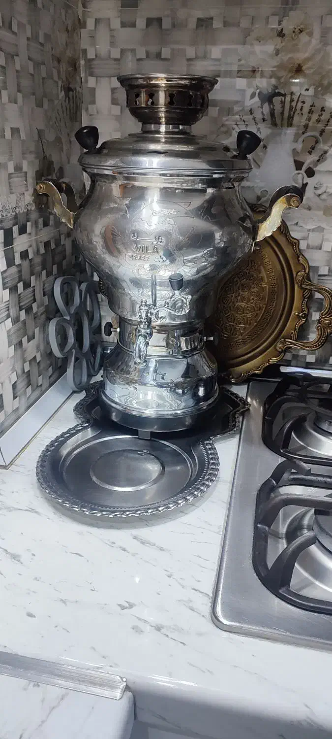 سماور ۶ لیتری گازی|سماور، چای‌ساز، قهوه‌ساز|دورود, |دیوار