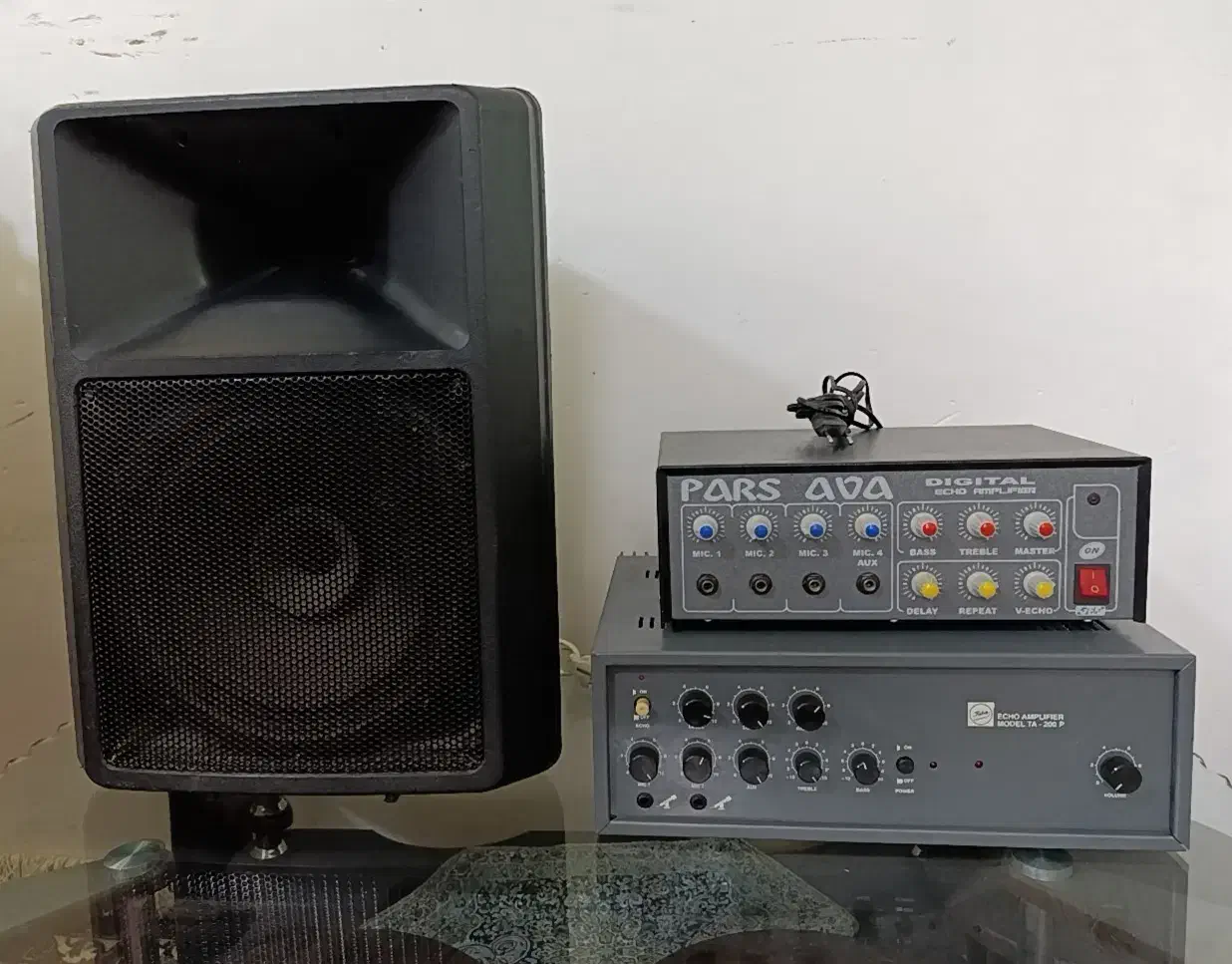 پک کامل سیستم صوتی امپلی فایر باند میکروفن|سیستم صوتی خانگی|کرمانشاه, |دیوار