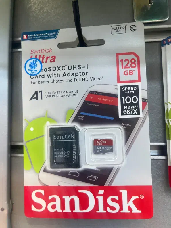 کارت حافظه ۱۲۸ گیگ سندیسک|لوازم جانبی موبایل و تبلت|تهران, شیخ هادی|دیوار