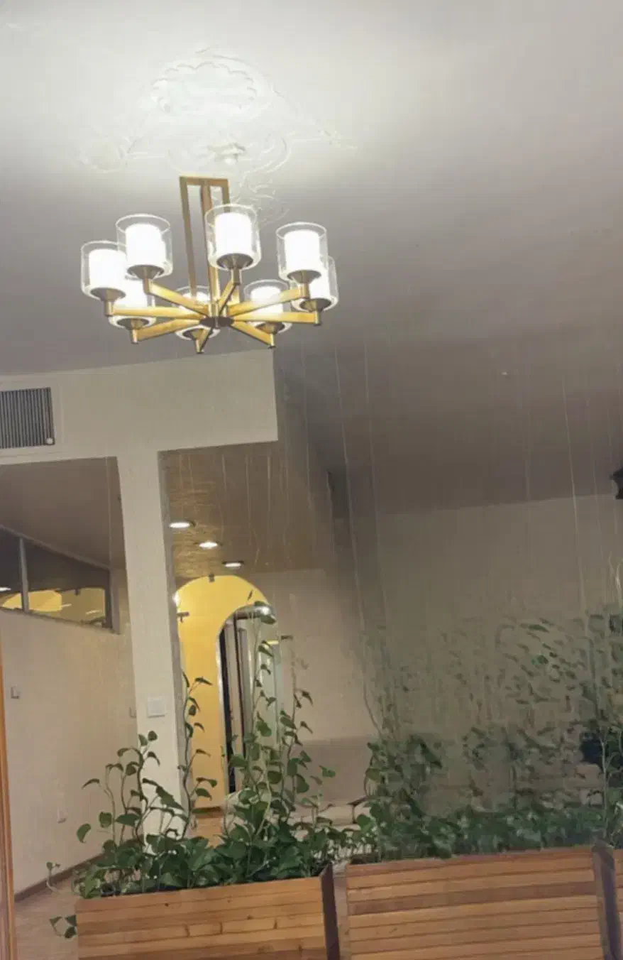 لوستر|لوستر و چراغ آویز|تهران, حکمت|دیوار