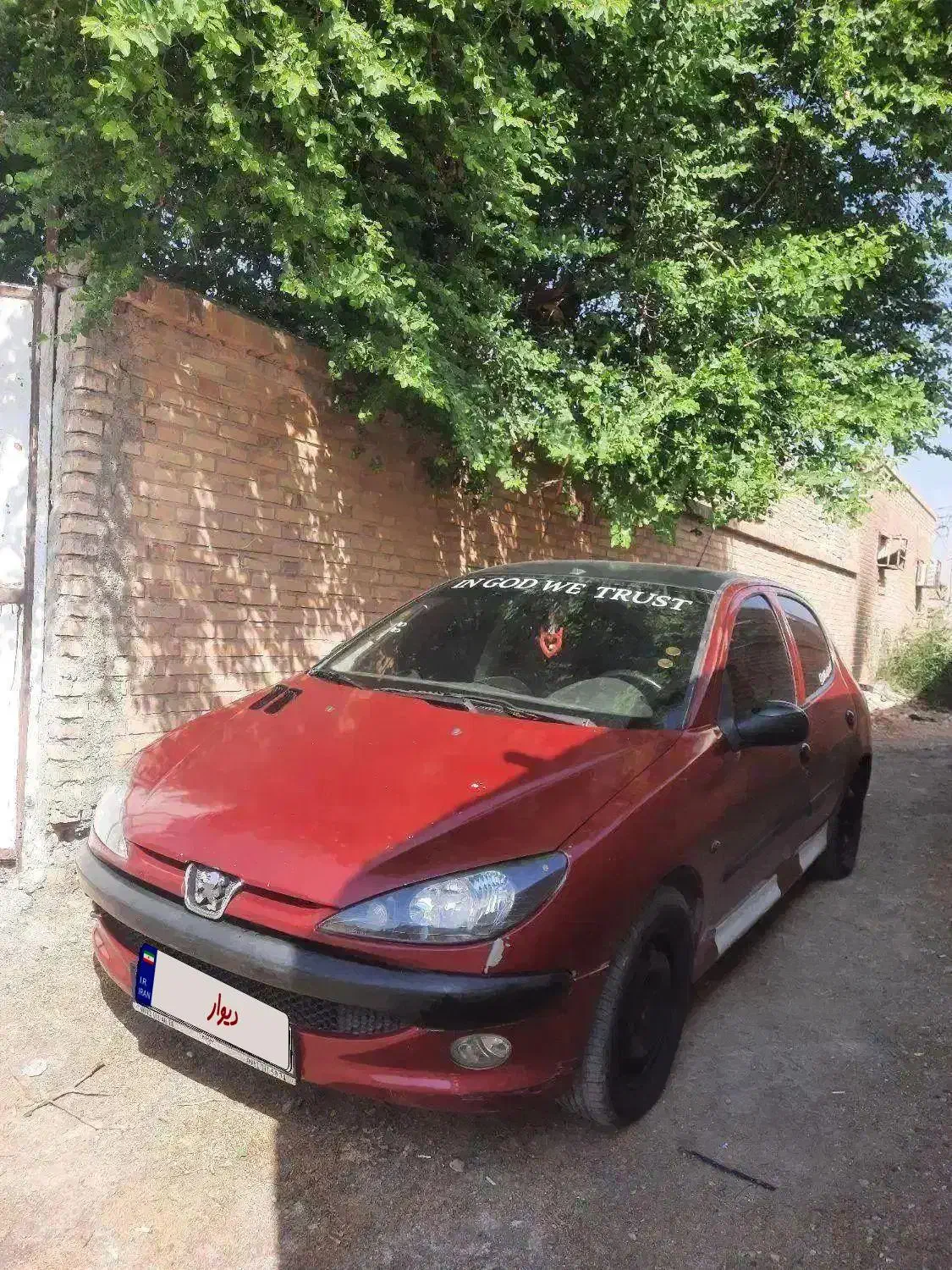 206 آلبالویی تیپ 2 مدل 82 تمیز فروش و معاوضه|خودرو سواری و وانت|خرمشهر, |دیوار