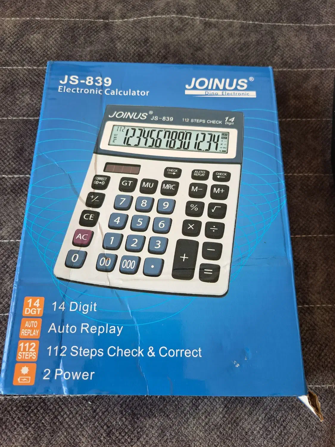 ماشین حساب JOINUS مدل 839     نو و آکبند|لوازم التحریر|کیش, |دیوار