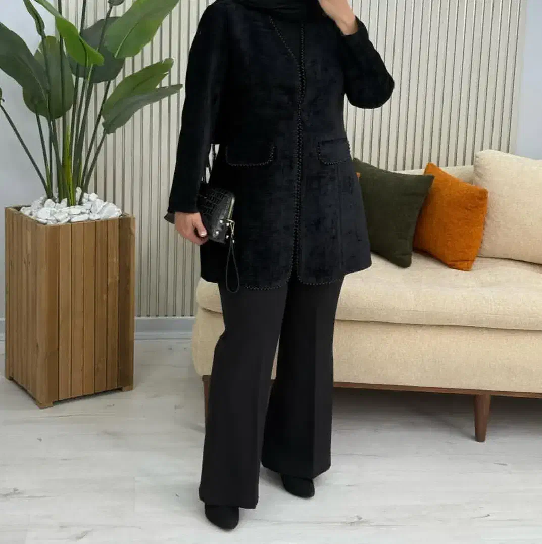 مانتو مخمل مجلسی نو|لباس|تبریز, |دیوار