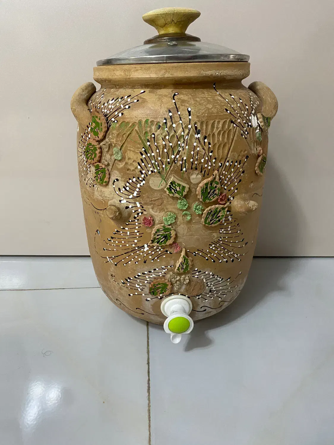 کلمن سفالی|آبسردکن و تصفیه آب|بیرجند, |دیوار