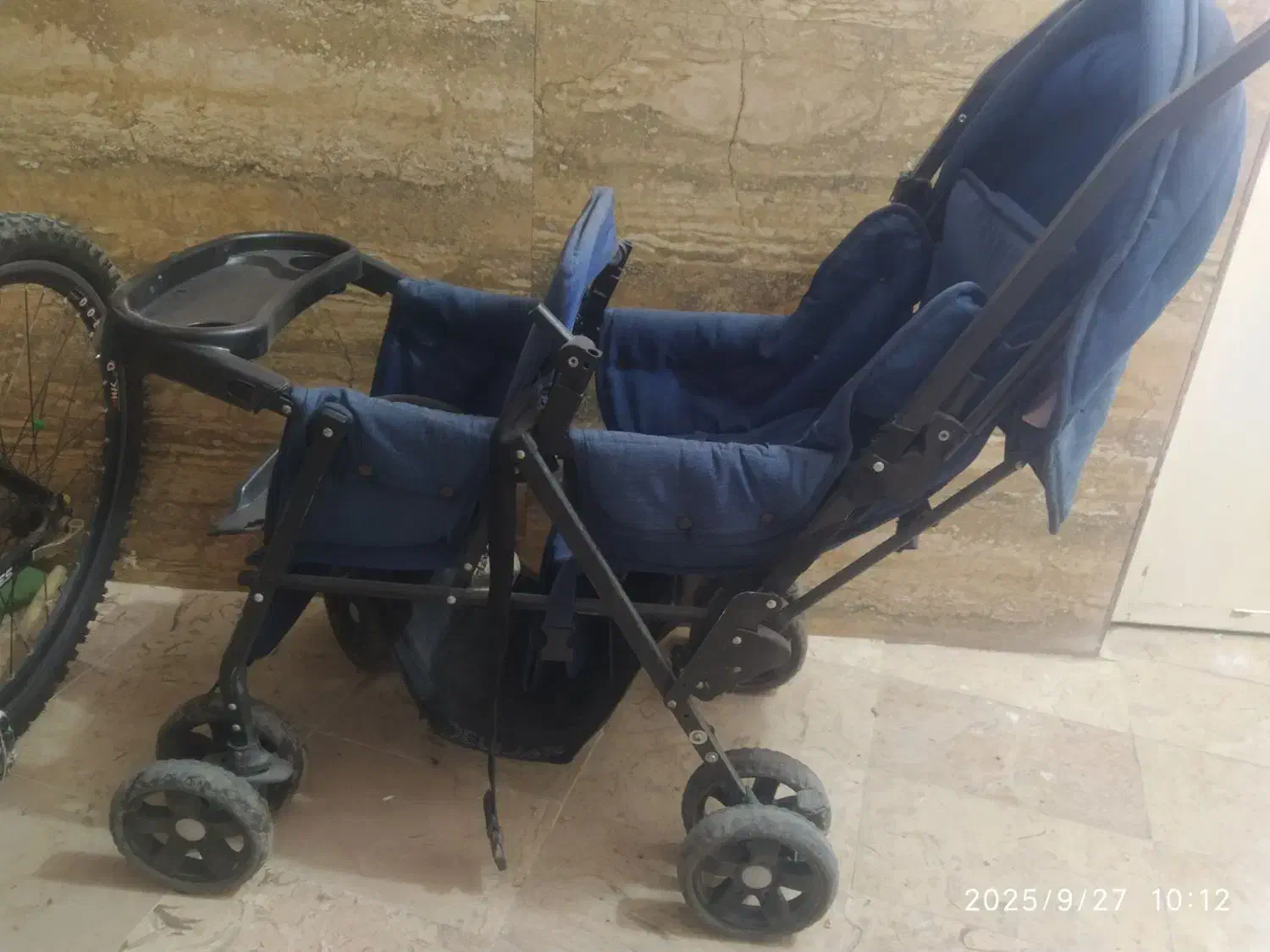 کالسکه دو قلویی|کالسکه و لوازم جانبی|خمینی‌شهر, |دیوار